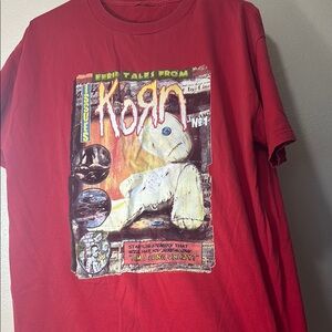 KORN EERIE TALES RED SHIRT